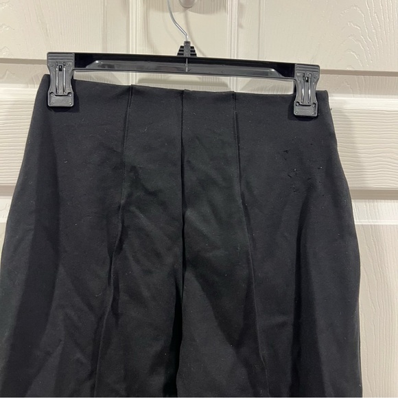 Spanx Super Smooth Perfect Fit Ponte Cropped Wide Leg Pant Black Size XS - Picture 8 of 10